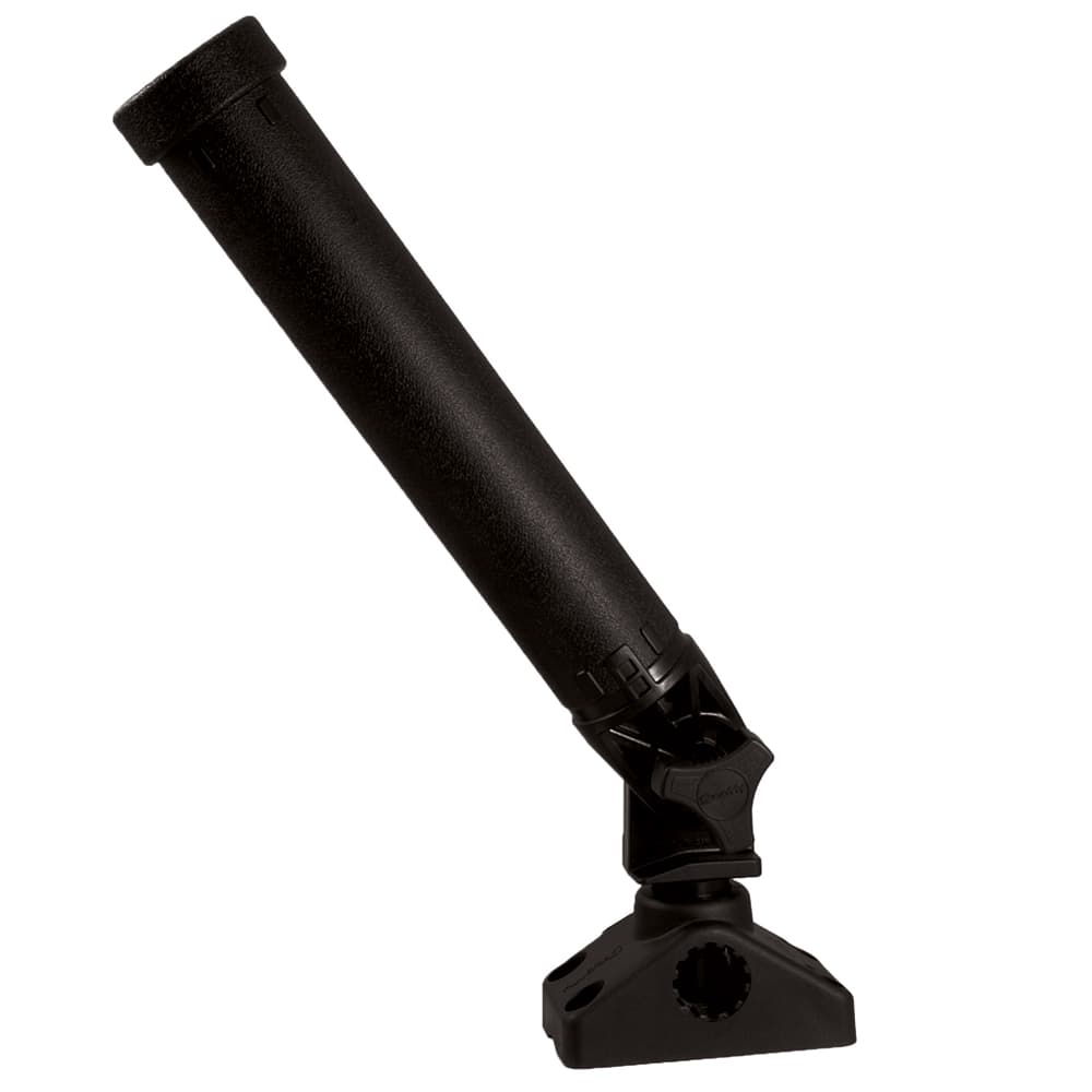 Scotty Rocket Launcher 476 Rod Holder w/241 Side/Deck Mount Black