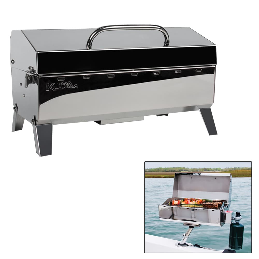 Kuuma Stow N' Go 160 Gas Grill 58130 13,000 BTU Stainless Steel