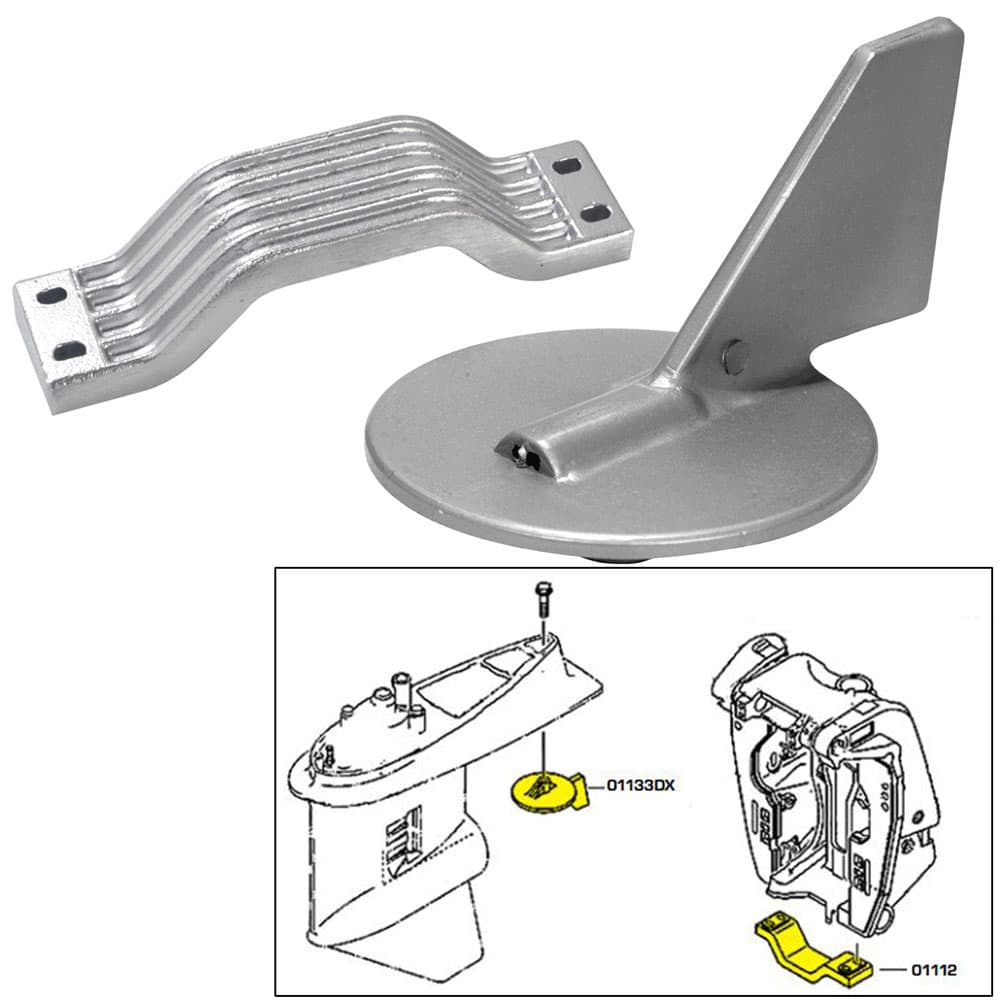Tecnoseal Anode Kit 21101AL Aluminum Yamaha 150-200HP Outboard Motor