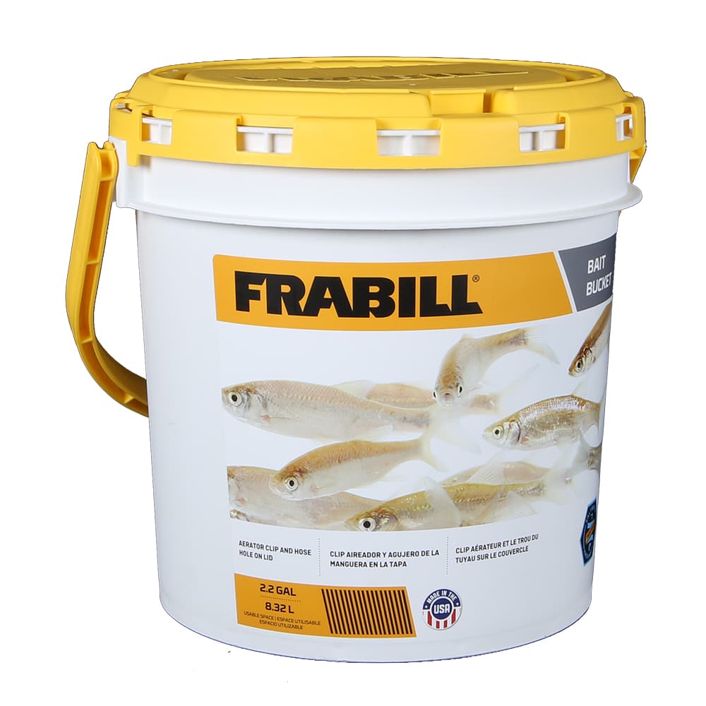 Frabill Bait Bucket PMC4820 2.2 Gallon Capacity