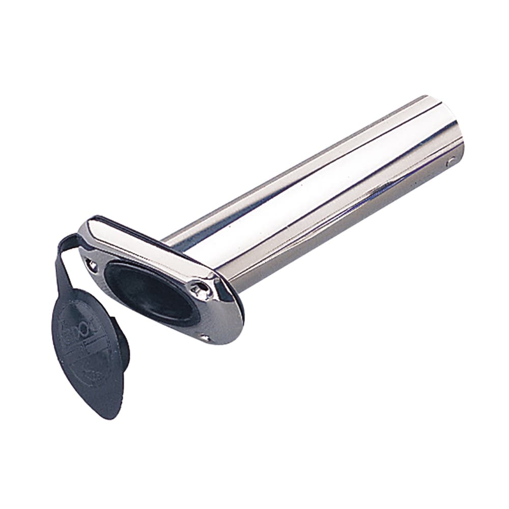 Sea-Dog Flush Mount Rod Holder with Cap 325175-1 30 Degree Stainless Steel