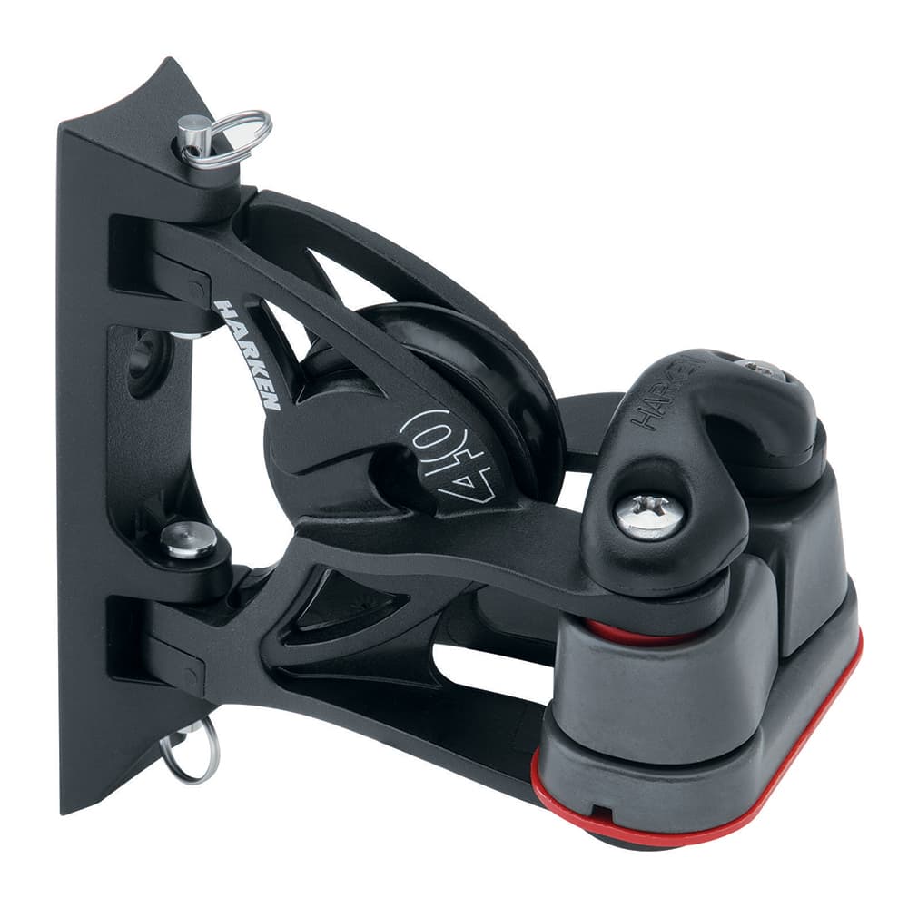 Harken Carbo Air 40mm Pivoting Lead Block 2156 Aluminum Cam-Matic Cleat