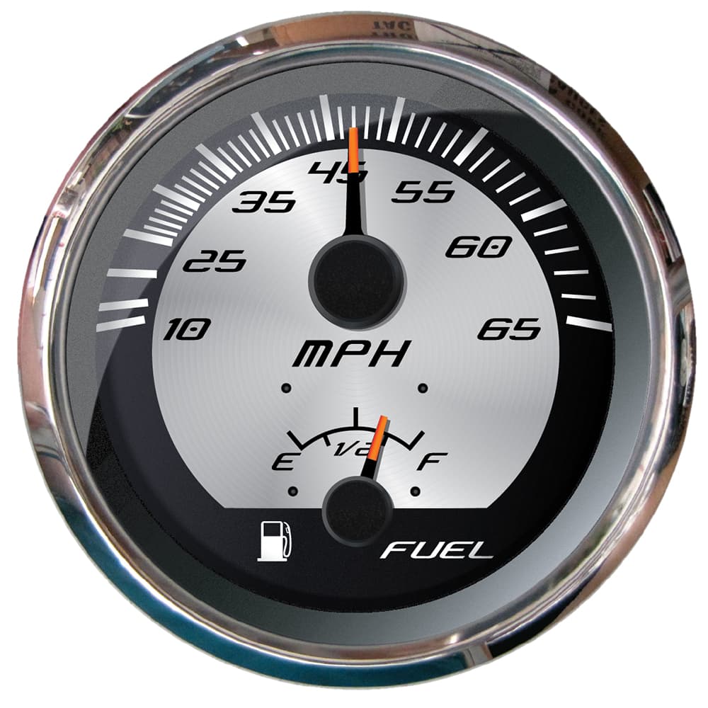 Faria Beede Instruments Platinum Speedometer Fuel Gauge 22015 4 in