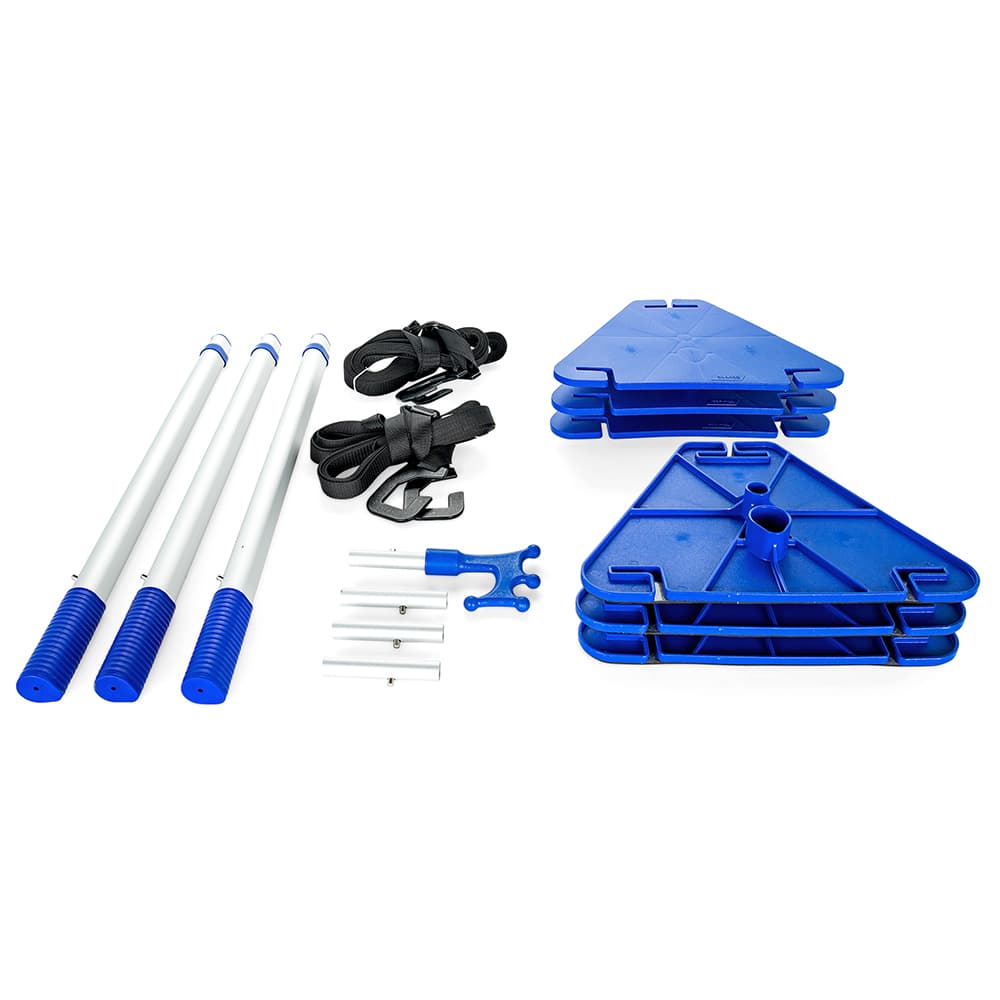 Camco Pontoon Boat Cover Support 41971 30-50 In Telescoping 3-Pole Kit