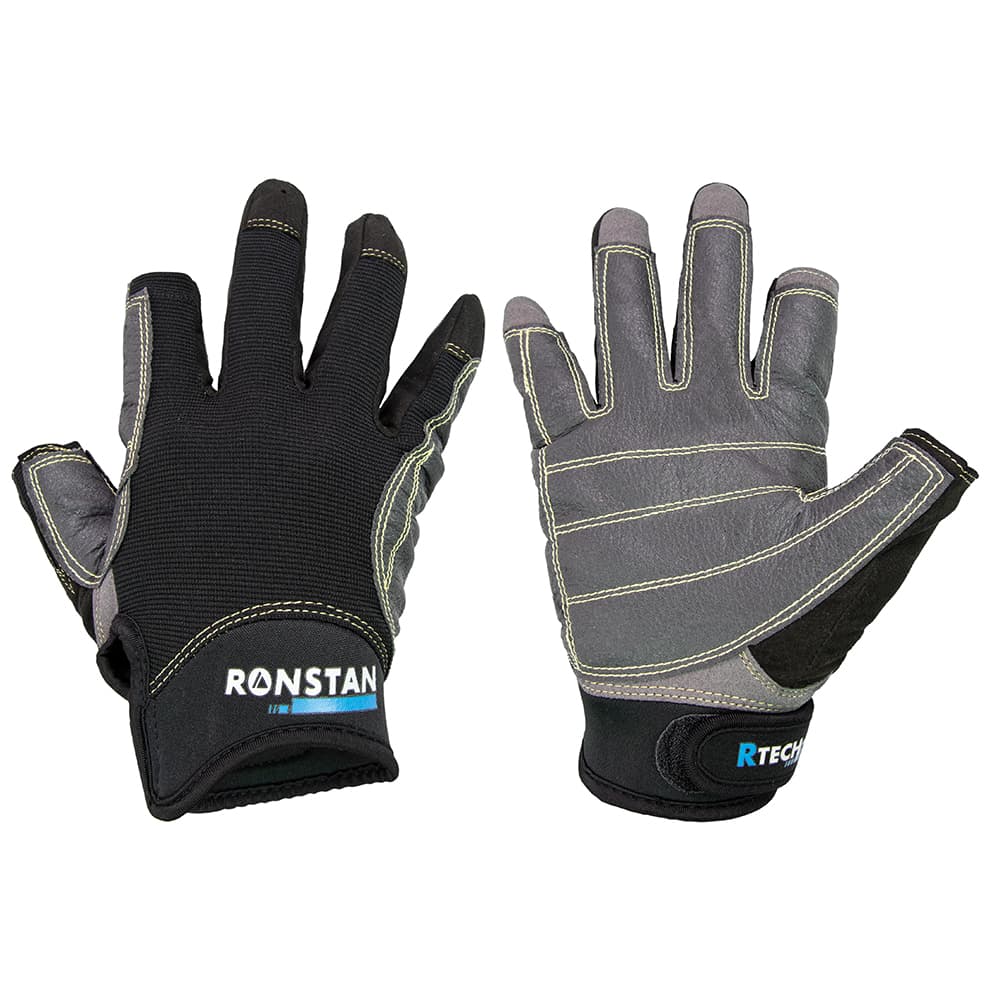 Ronstan Sticky Race Gloves CL740XXL 3-Finger Black XXL Sailing