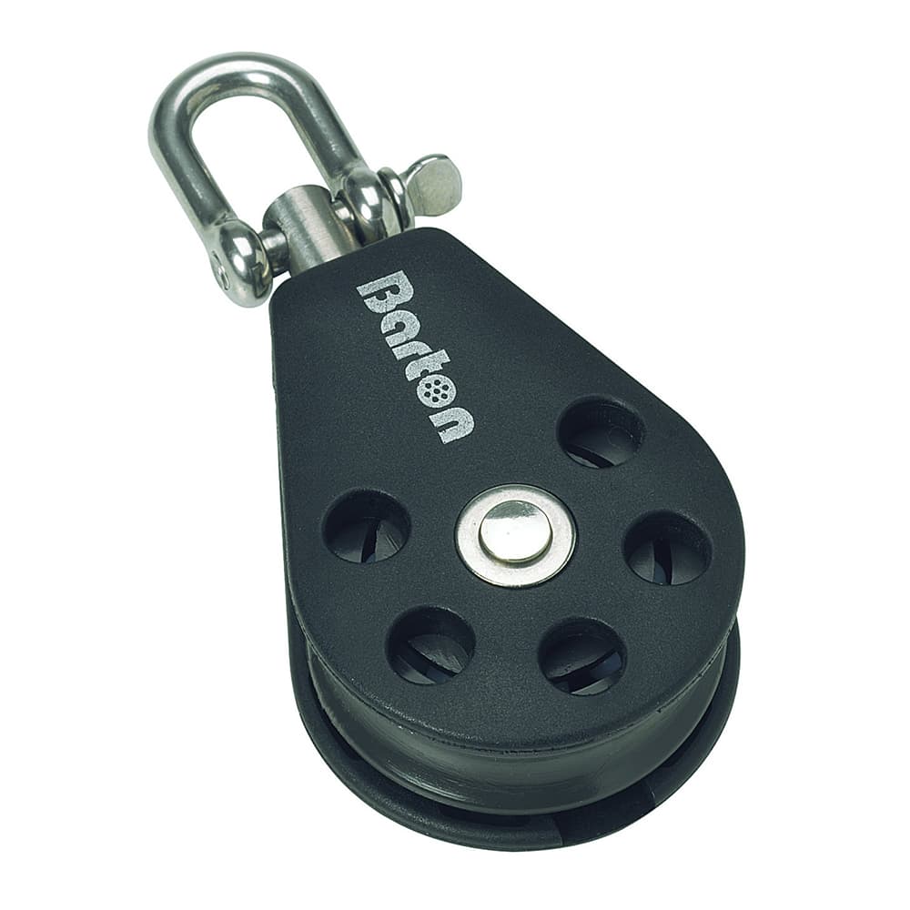 Barton Marine Size 1 Single Swivel Block w/Becket N01130 30mm Sheave