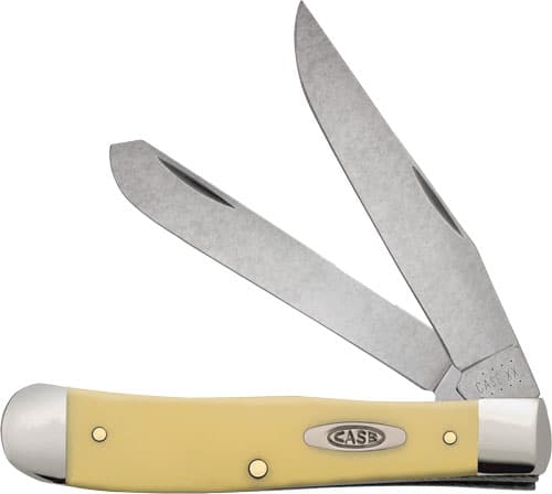 Case Yellow Synthetic Trapper 00161 Carbon Steel Blades