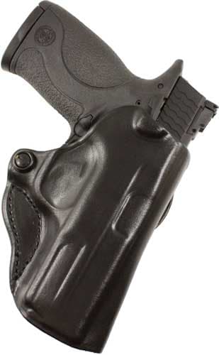 DeSantis Mini Scabbard OWB Leather Holster 019BA21Z0 1911 5in RH Black
