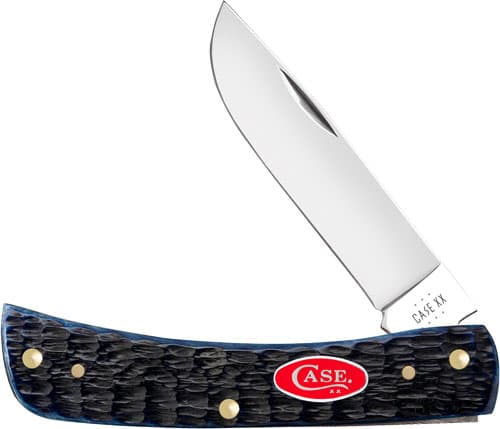Case Rogers Jig Navy Blue Bone Sod Buster Jr 06890 Skinner Blade