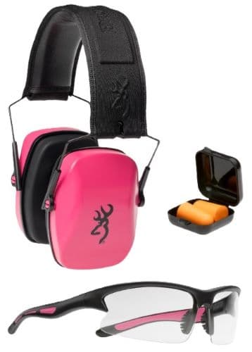 Browning Buckmark Range Kit with Glasses 126410 Pink