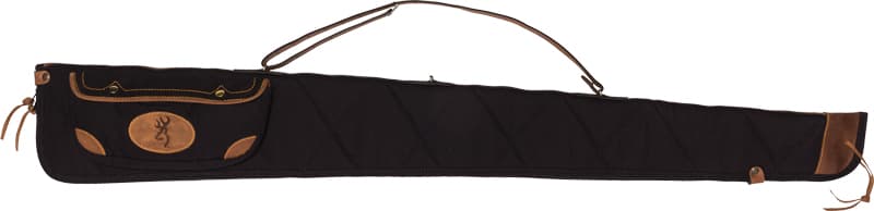 Browning Lona Canvas Shotgun Case 1413889952 52 in Black/Brown w/ Sling