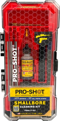 Pro-Shot Products .177/.17 Cal Rifle Cleaning Kit 17-KIT Stainless Steel Rod