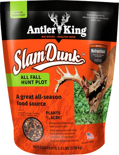 Antler King Slam Dunk 35SD Fall Deer Food Plot Seed 3.5 lb Bag