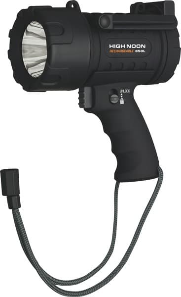 Browning High Noon LED Spotlight 3717765 850 Lumens Rechargeable Black
