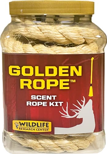 Wildlife Research Center Golden Rope Scrape Kit 396 3 Ropes & Scent Mix