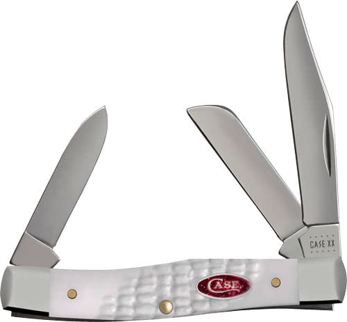 Case SparXX Medium Stockman Pocket Knife 60184 White Synthetic Handle