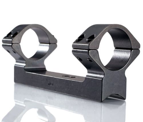 Talley Manufacturing 940724 Scope Mount Ring/Base Combo 1in Medium Black