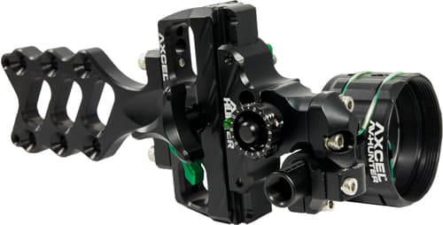 Axcel AccuHunter Single Pin Bow Sight ACHNN1194GB Green .019 Pin with Scope