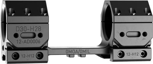 Audere Adversus Gen 2 30mm Low Scope Mount AD0006A 0 MOA