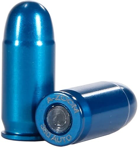 A-Zoom .380 ACP Metal Snap Caps 15313 Blue 10 Pack