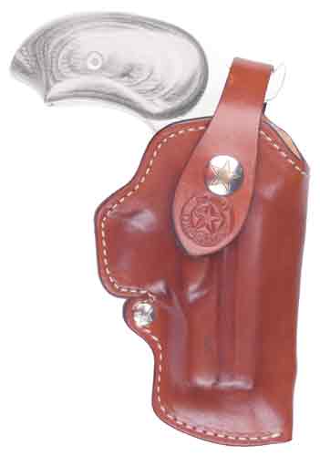 Bond Arms Premium Leather Belt Loop Holster BAHRT350TNRBT RH 3.5in Tan