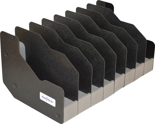 BenchMaster Eight Gun Pistol Rack BMWRM18 Kydex Foam Design