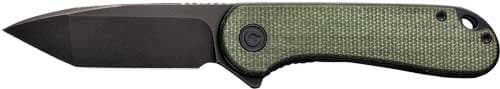 CIVIVI Elementum C907T-E Folding Knife Green Micarta D2 Tanto Blade