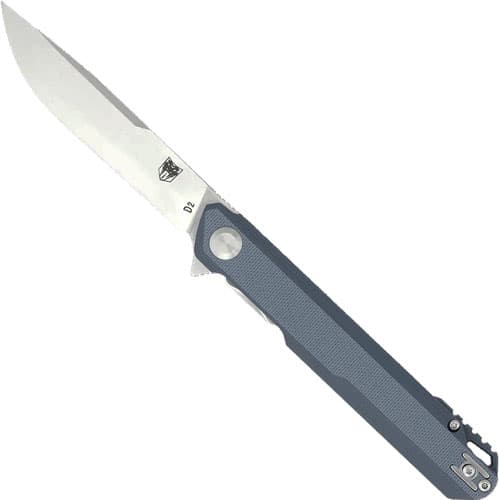 CobraTec Knives Monarch Folding Knife CTMONGRY D2 Steel Grey