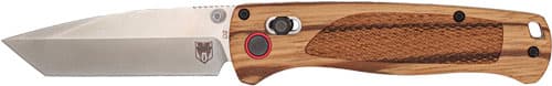 CobraTec Zebrawood Bar Lock Folding Knife CTZWDBLTNS D2 Tanto Satin Blade