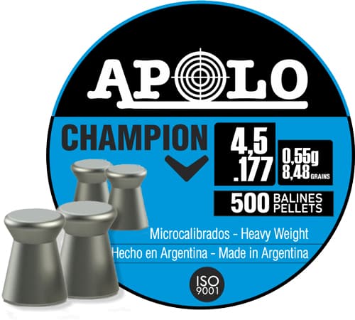 Hatsan Apolo Champion .177 Cal Airgun Pellets E19001 500 Pack