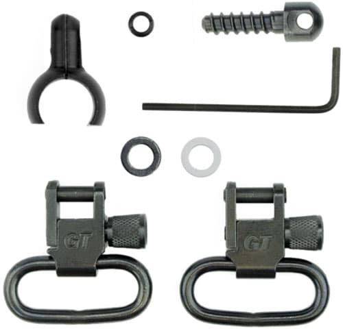 GrovTec Two-Piece Barrel Band Swivel Set GTSW300 .540-.590 in Steel Black