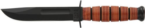 Ka-Bar USMC Short Fighting Utility Knife 1250 5.25in 1095 Cro-Van Blade