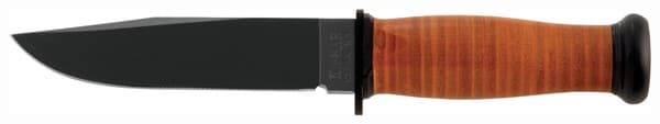 KA-BAR Mark I Navy Fixed Blade Knife 2225 1095 Cro-Van Steel Blade