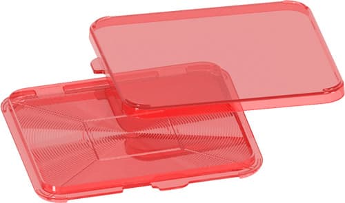 MTM Case-Gard Primer Flipper Square PFS Red Dual Lid Closure