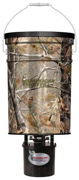 American Hunter R50PROAP 50 lb Hanging Deer Feeder Realtree AP Camo