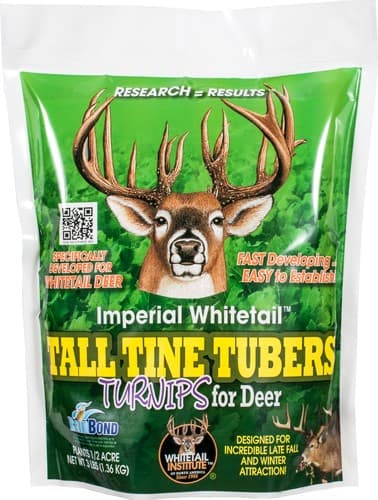 Whitetail Institute Tall Tine Tubers TT3 Food Plot Seed Covers 1/2 Acre