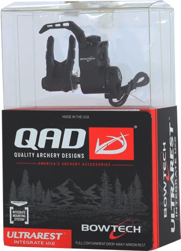 QAD Ultrarest Integrate MX2 Arrow Rest UBMX2BK-R Bowtech Right Hand