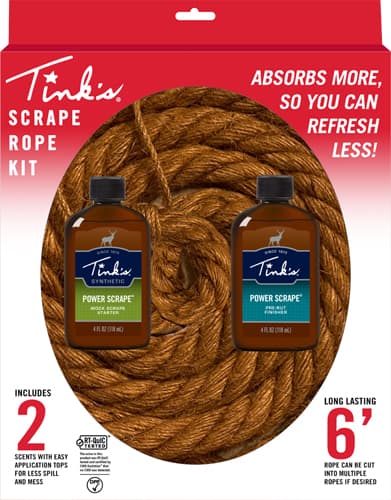 Tink's Power Scrape Rope Kit W5943 6 Ft Rope Starter and Finisher