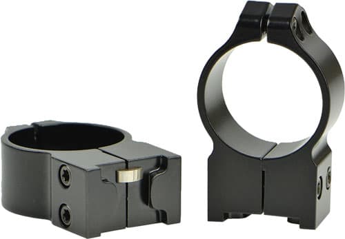 Warne 30mm Ruger High Rings 15RM Matte Black Steel