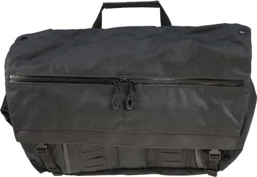 Grey Ghost Gear Wanderer Messenger Bag 2.0 GTG5906BLK Waxed Canvas Black