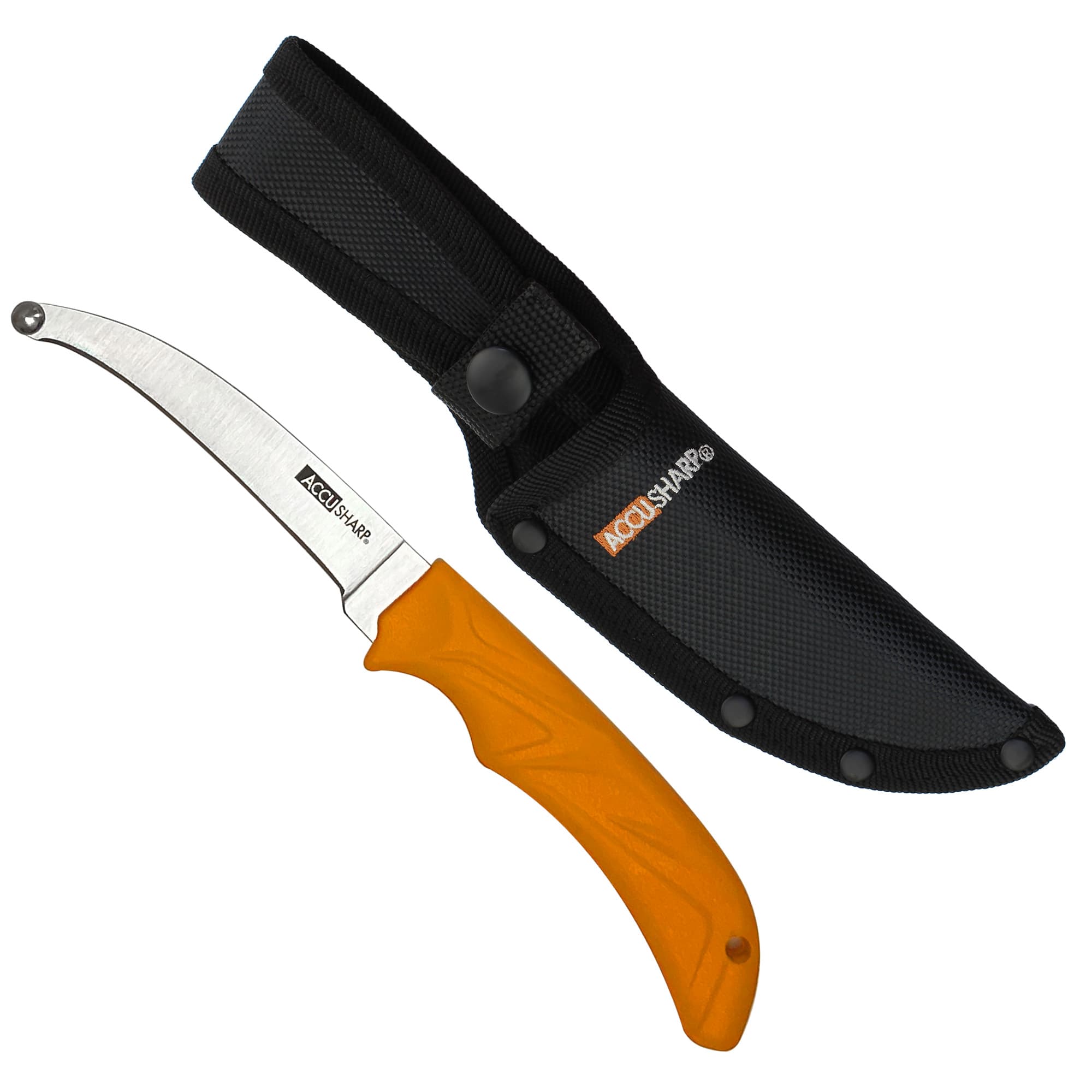 AccuSharp AccuZip Skinning Knife 734C 4in 420 Stainless Steel Fixed Blade