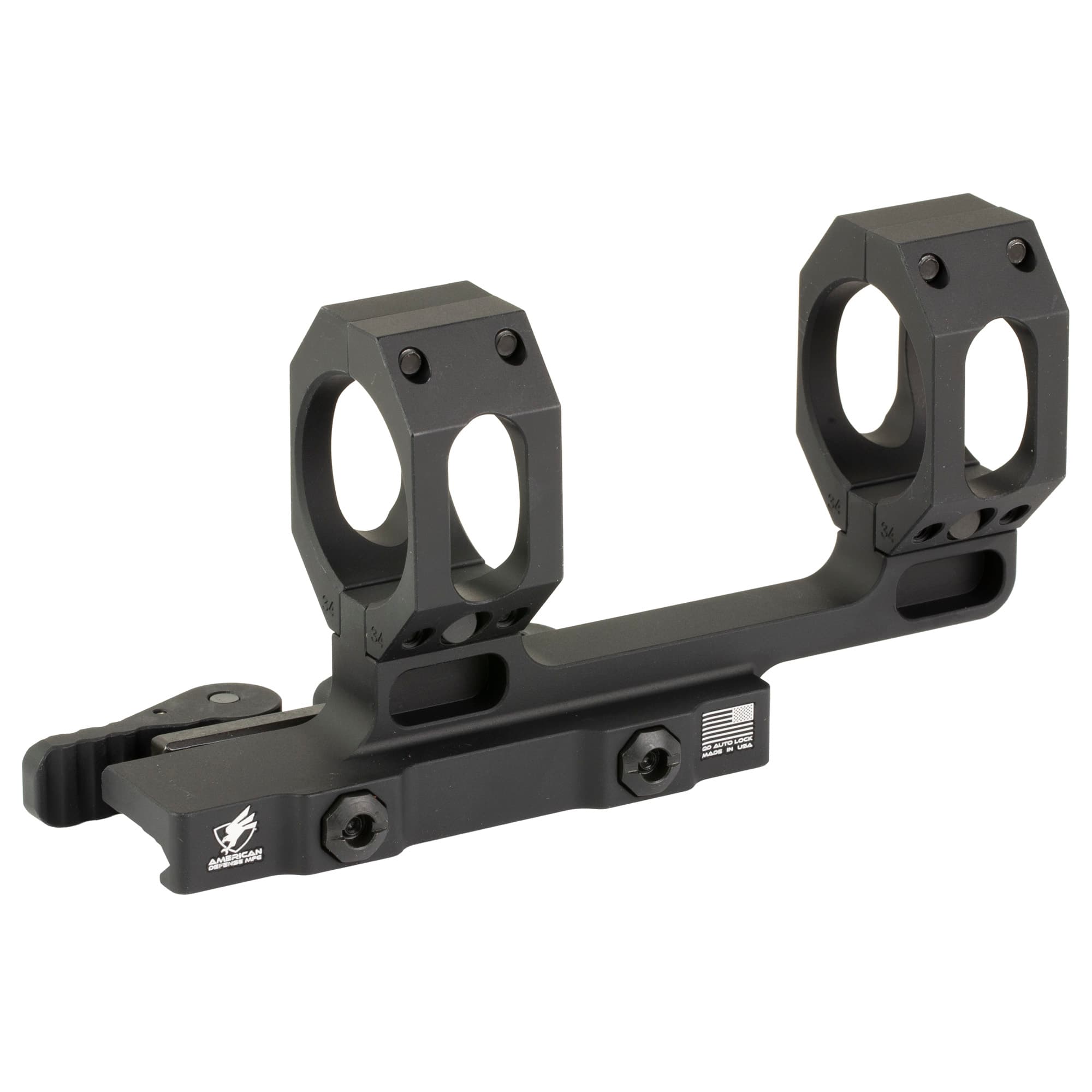 American Defense Mfg Recon Cantilever Scope Mount AD-RECON-M-34-STD 34mm QD