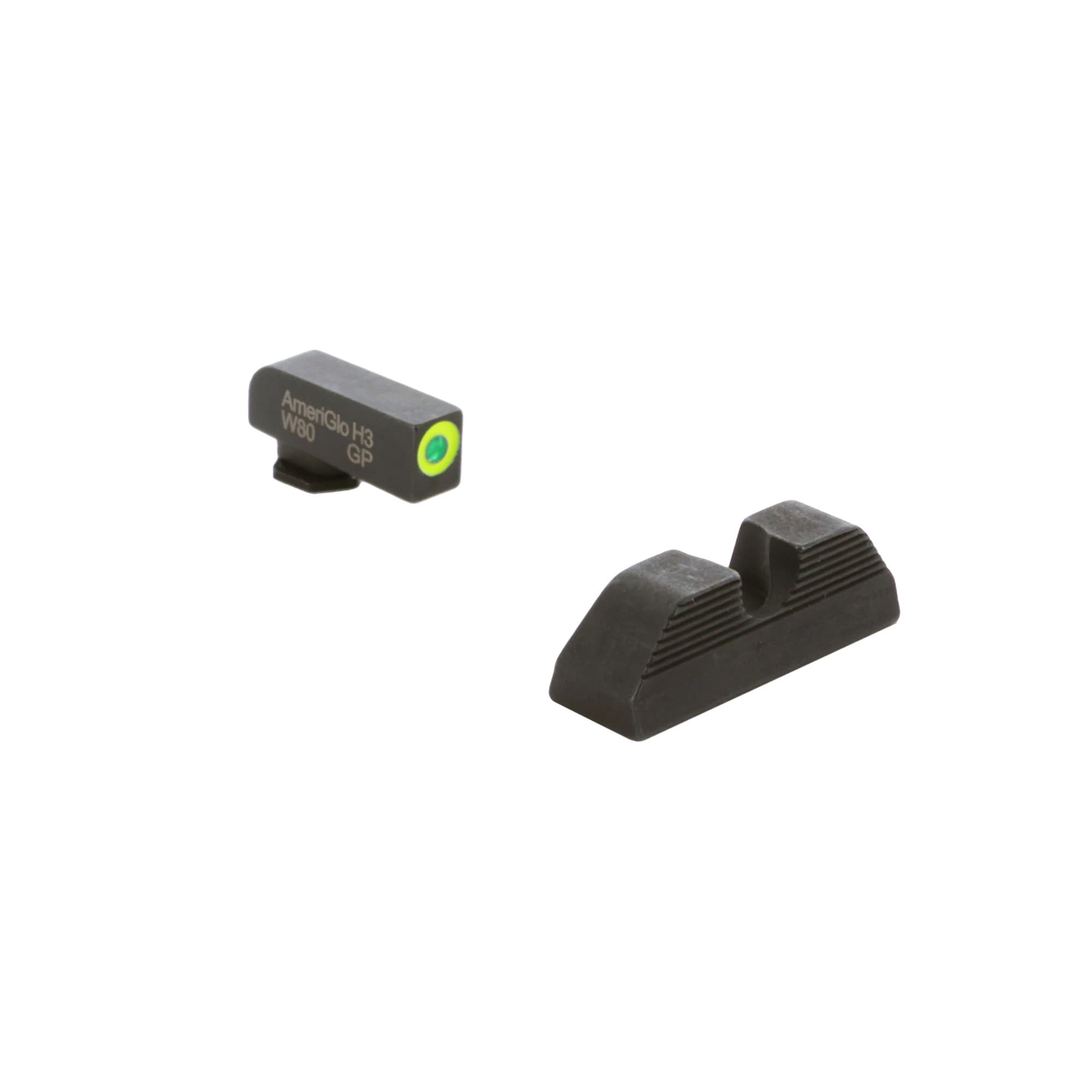 AmeriGlo Protector Night Sight Set GL-5354 Green Tritium Glock 9mm/.40