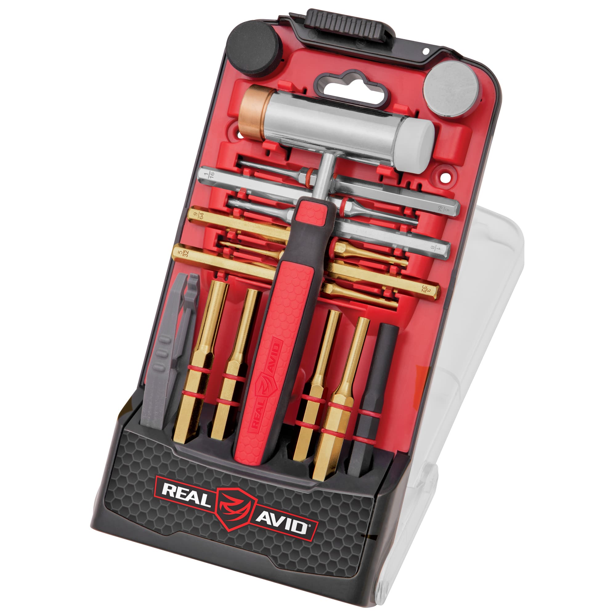 Real Avid Accu-Punch Hammer & Pin Punch Set AVHPS-B Brass & Steel Punches