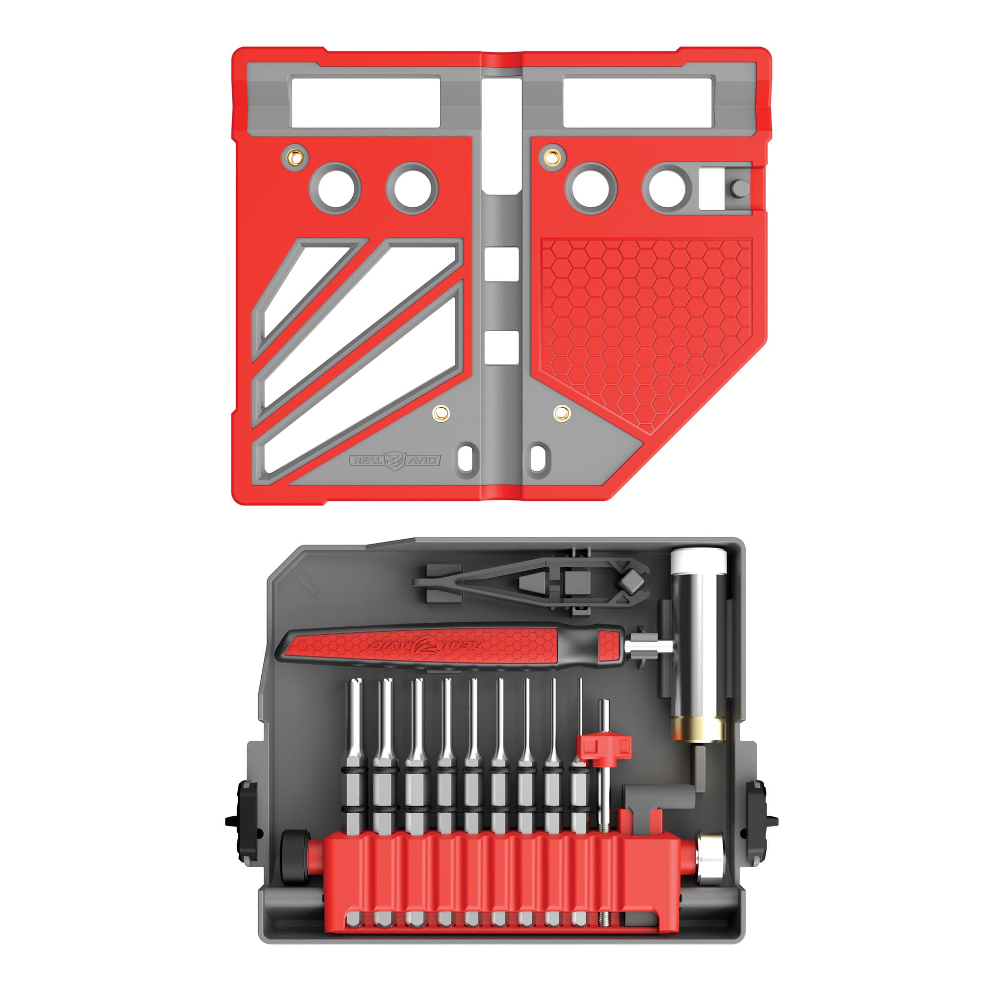 Real Avid Master Bench Block Pro Kit AVMBBPKIT 18 Punches & Hammer
