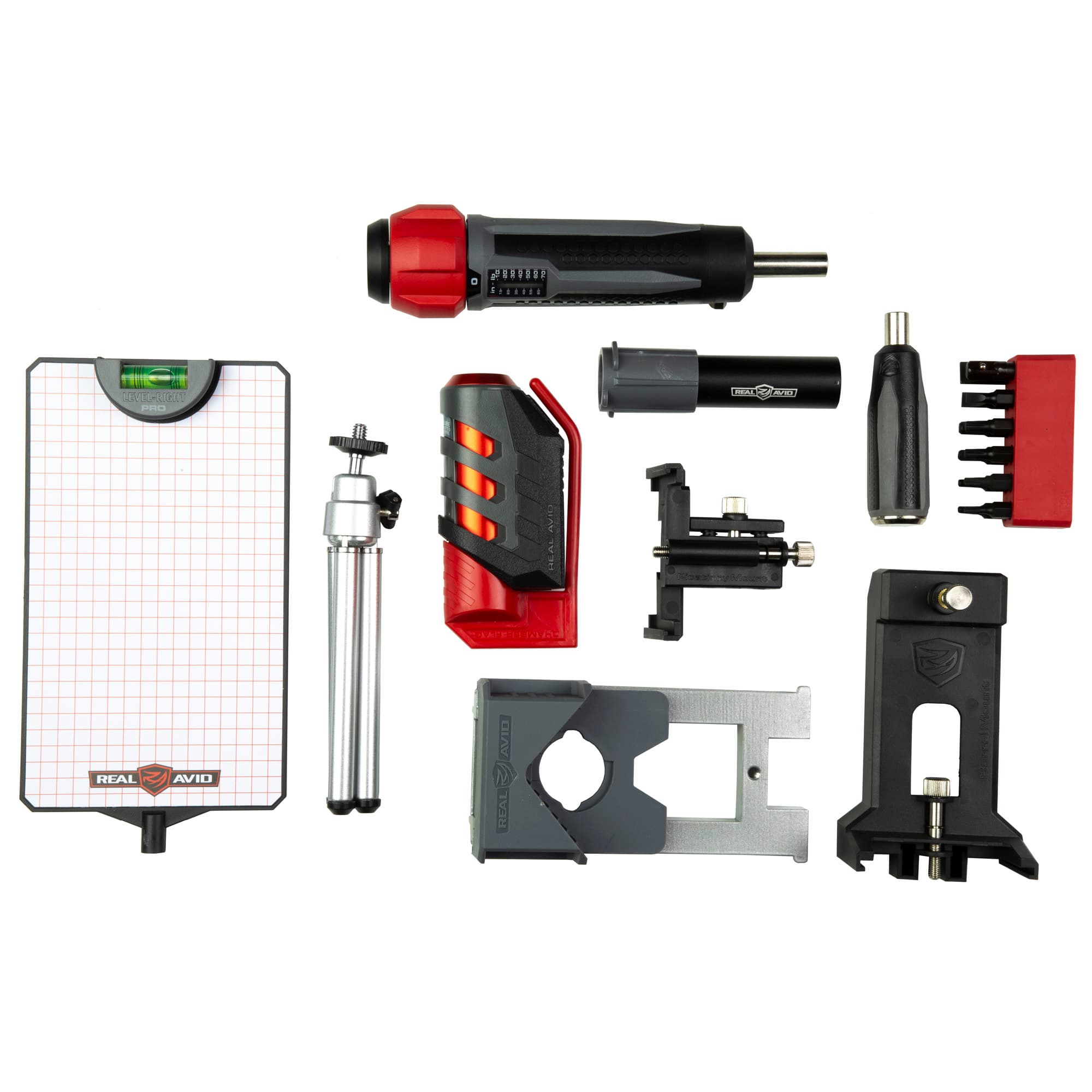 Real Avid Master Grade Scope Mounting & Bore Sighting Kit AVMSMK 3-Piece