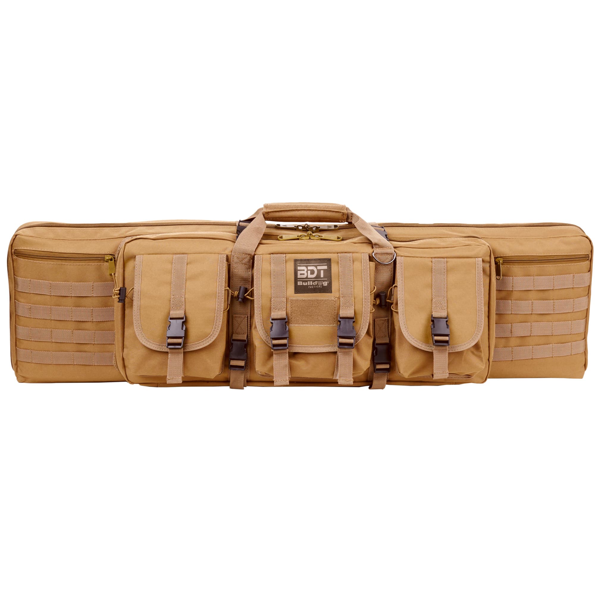 Bulldog Cases Deluxe Double Tactical Rifle Case BDT37-42T 42 in Tan