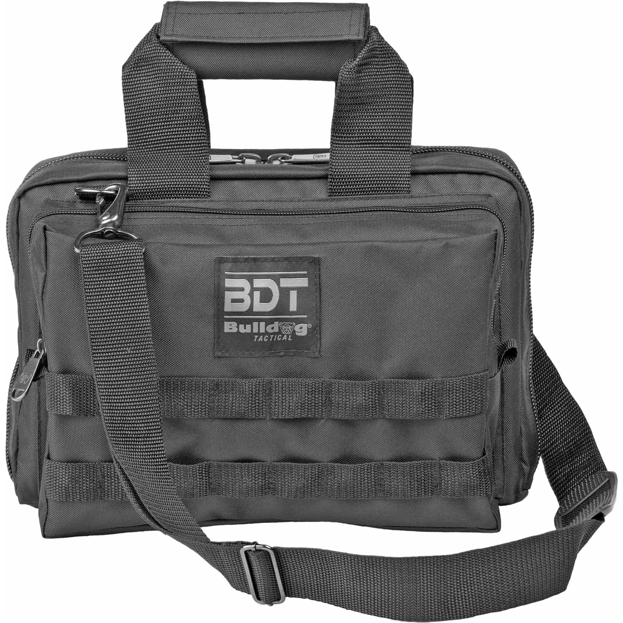 Bulldog Cases Deluxe 2 Pistol Range Bag BDT917B Black MOLLE