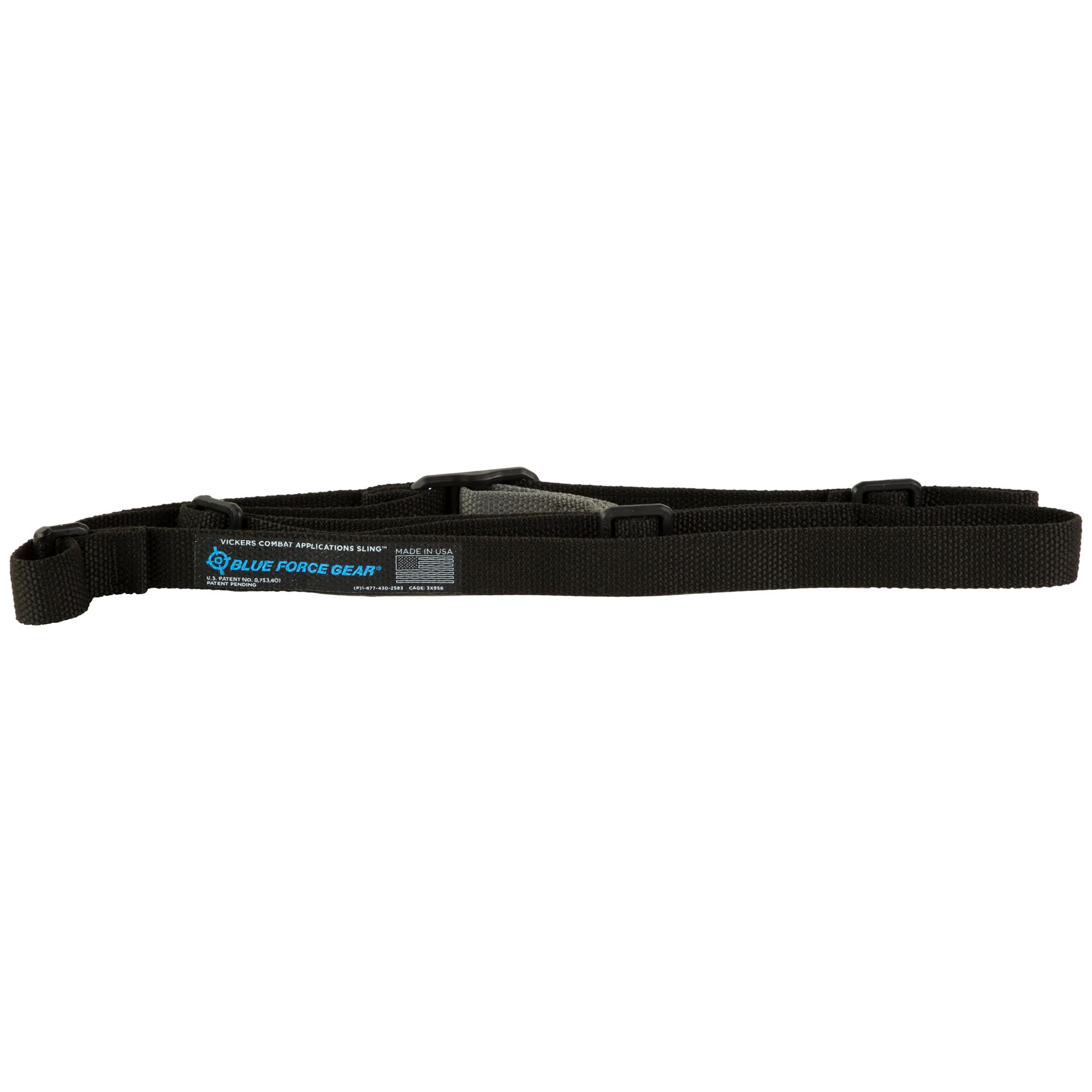 Blue Force Gear Vickers ONE Sling VCAS-100-OA-BK 1in Black Cordura Adjustable