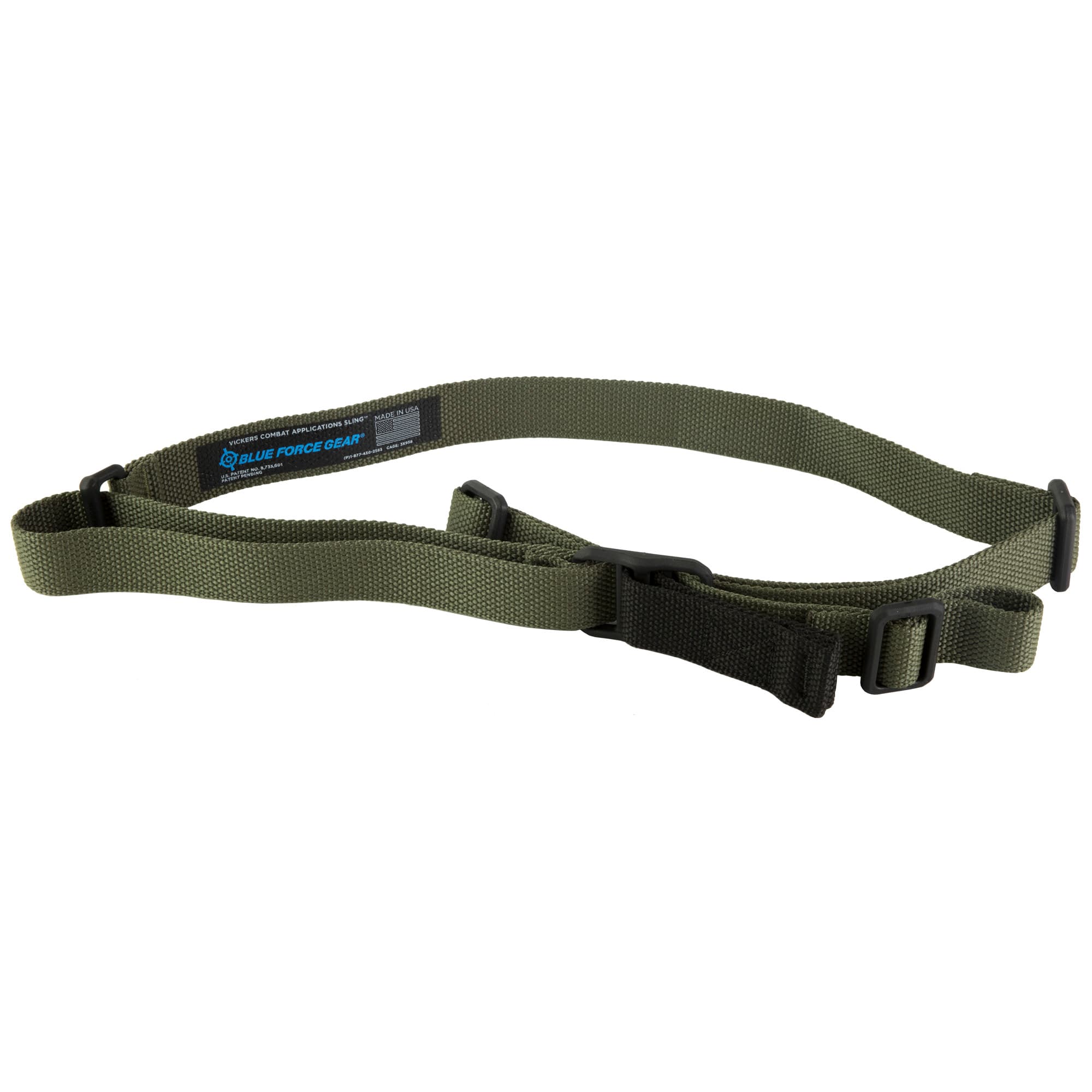 Blue Force Gear Vickers Sling VCAS-125-OA-RG 2-Point Combat Sling Ranger Green